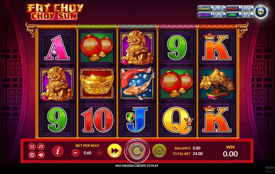 ภาพตัวอย่างเกม Fat Choy Choy Sun