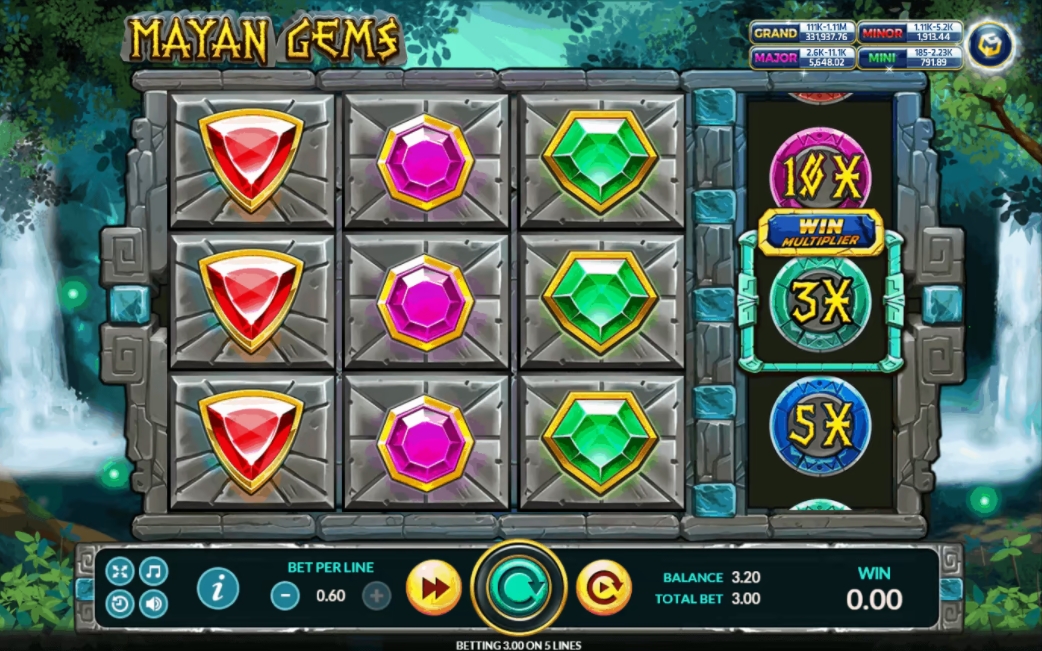 ภาพตัวอย่างเกม Mayan Gems